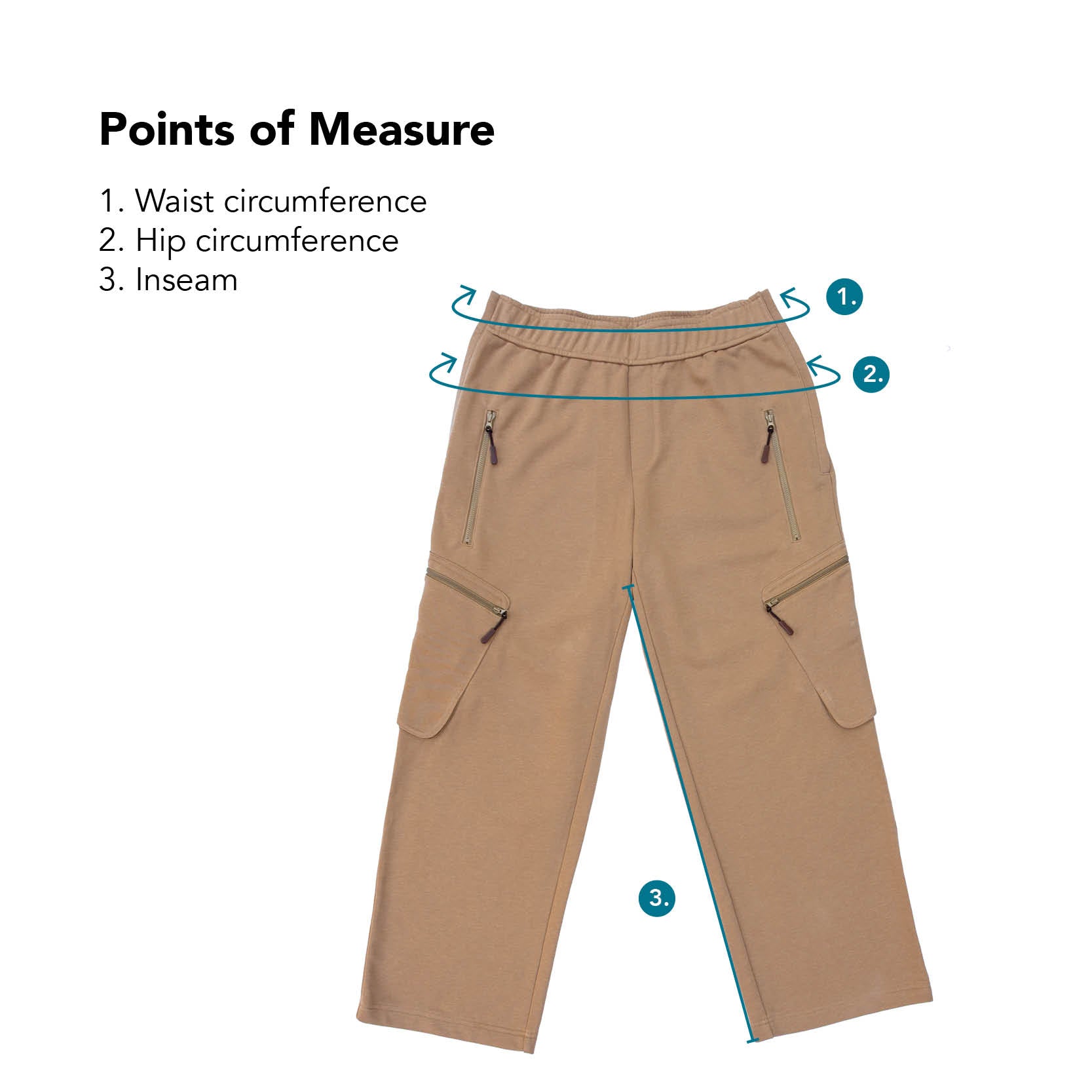 Wide Leg Cargo Pant Points of Measure