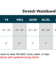 Teal Heathered Stretch Waistband for Post-Surgery Support