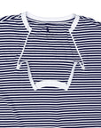 Closeup of open chest zippers