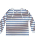 Flat image of Khaki L/S Yarn-dye Zip Chest Access Tee
