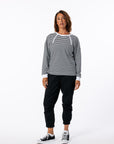 Michelle posing in Zip Access Tee and Casual Zip Pants