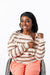 Denisha demonstrating chest zippers