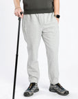 Man wearing Gray Adult Ankle Zip Access Pant