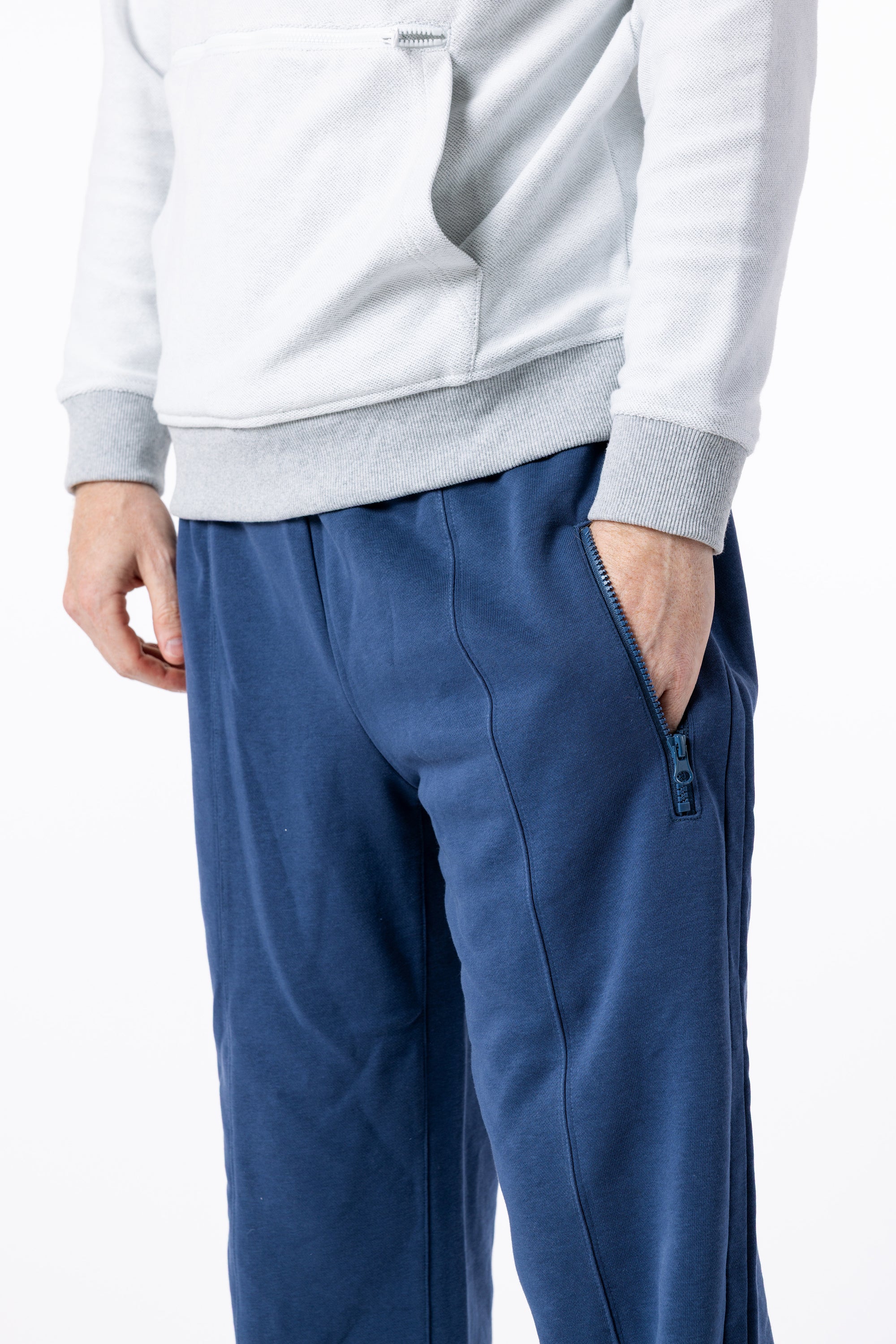 Closeup of thigh zipper