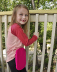 Fuchsia Elastic Ostomy, Colostomy, Ileostomy Bag Cover