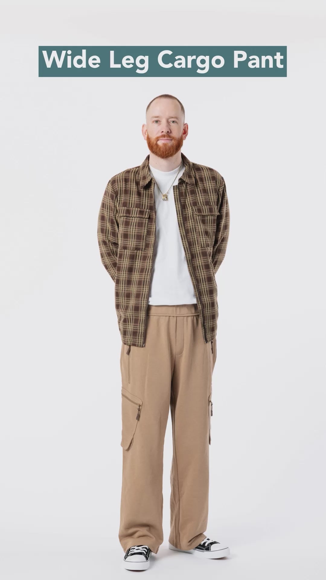 Wide Leg Cargo Pant Video