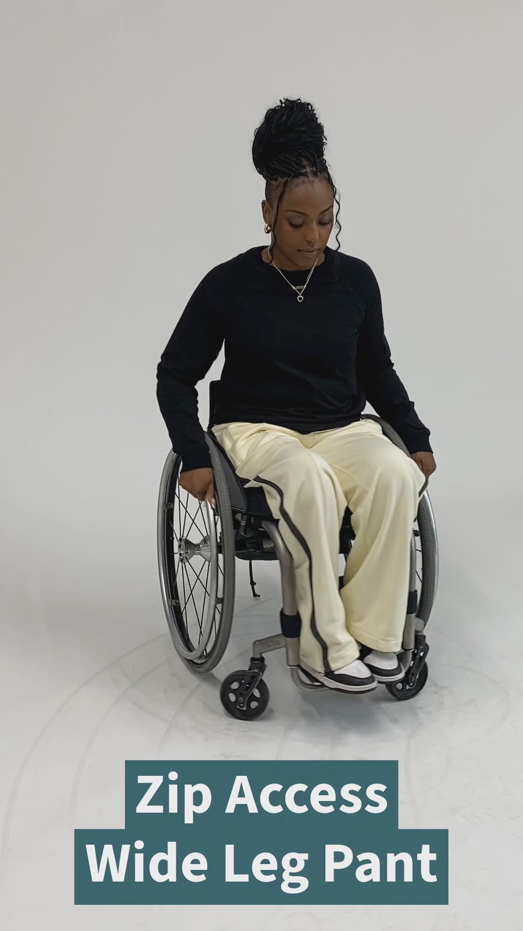 Zip Access Wide Leg Pant Video