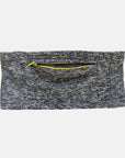 charcoal insulin pump belt 2.0 with open zipper pocket