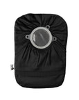 Black "Go with the Flow" Elastic Ostomy Bag Cover