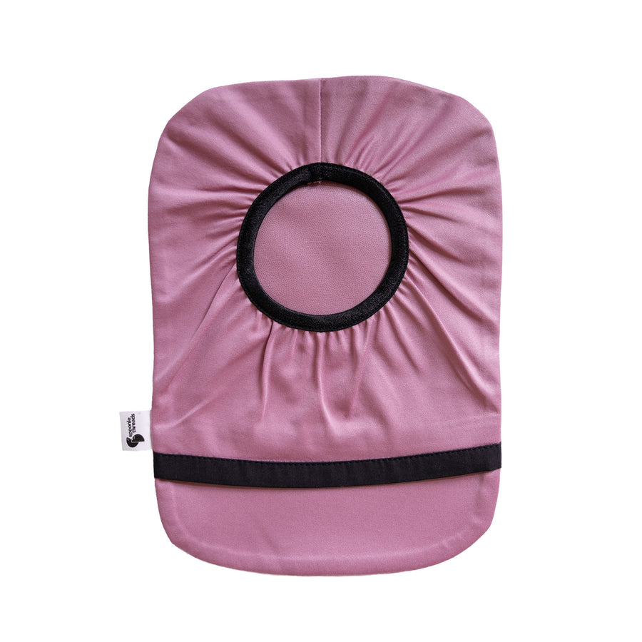 Dusty Rose Elastic Ostomy Bag Cover