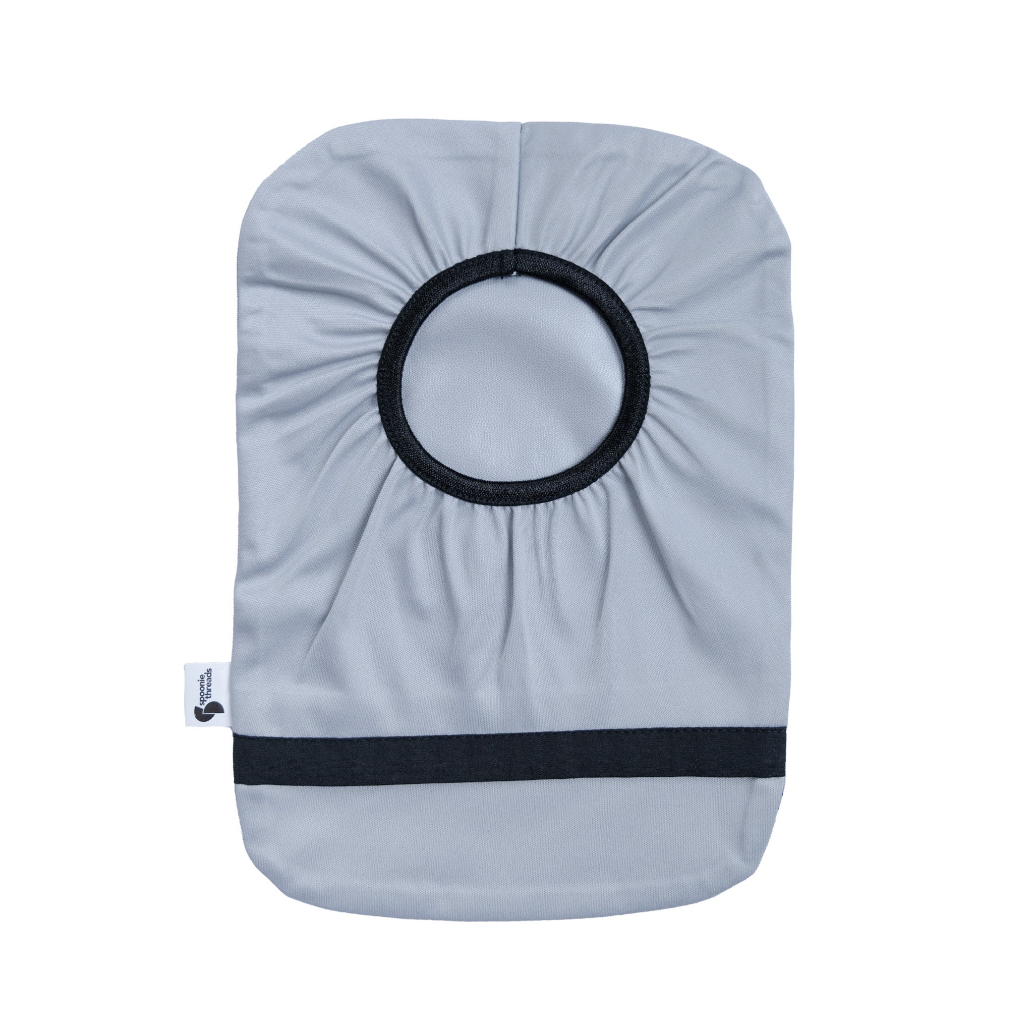 Gray Elastic Ostomy Bag Cover