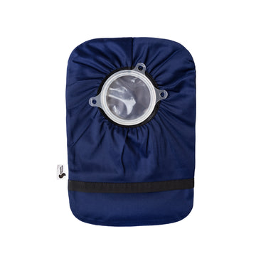 Navy Elastic Ostomy Bag Cover