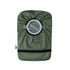 Flat of Olive elastic ostomy bag cover with pouch