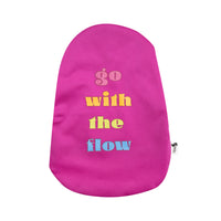Fuchsia "Go with the Flow" Elastic Ostomy Bag Cover