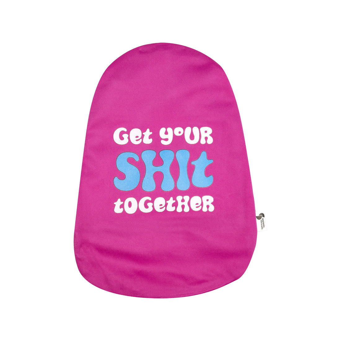 Fuchsia "Get Your Shit Together" Elastic Ostomy Bag Cover
