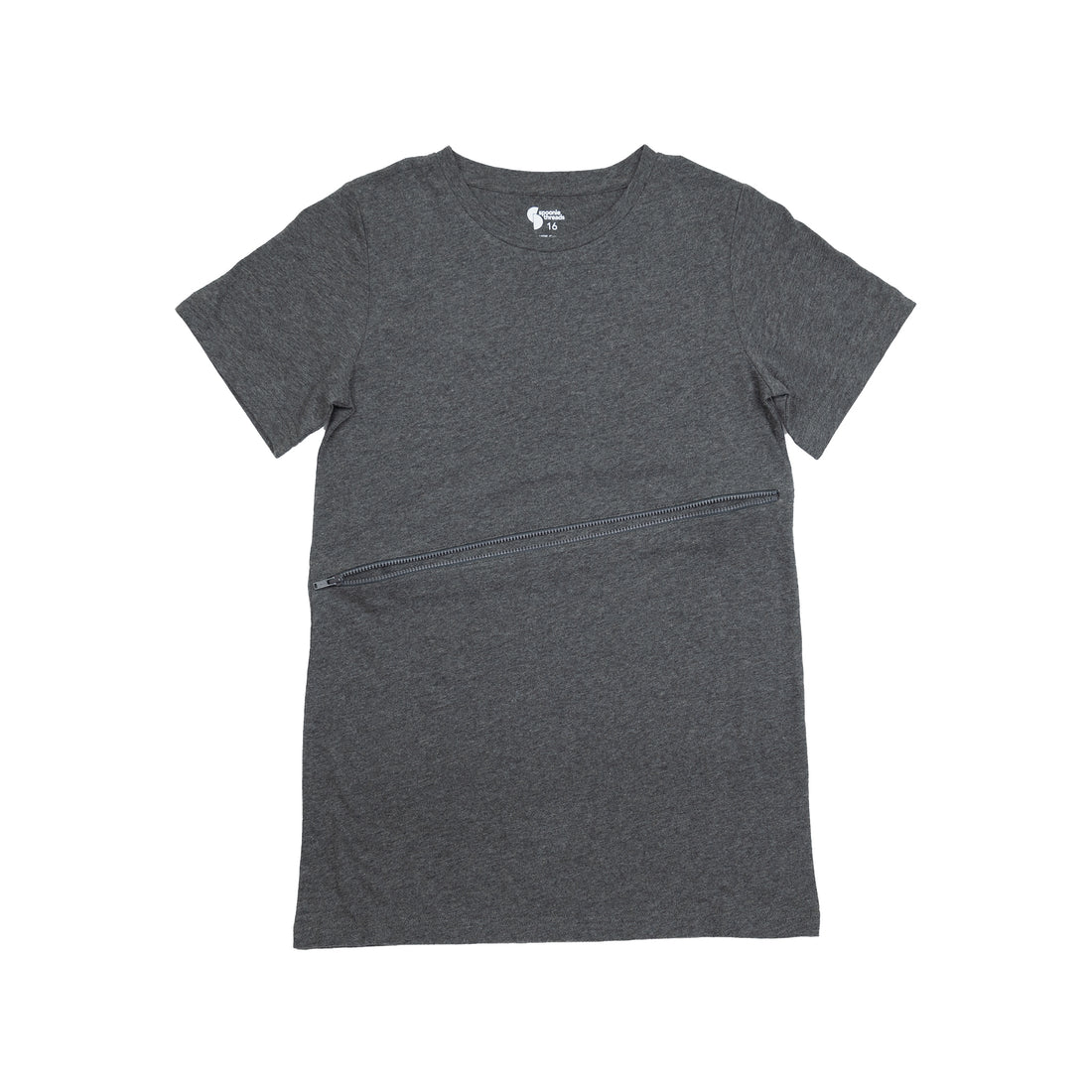 Charcoal G-Tube Zip Shirt