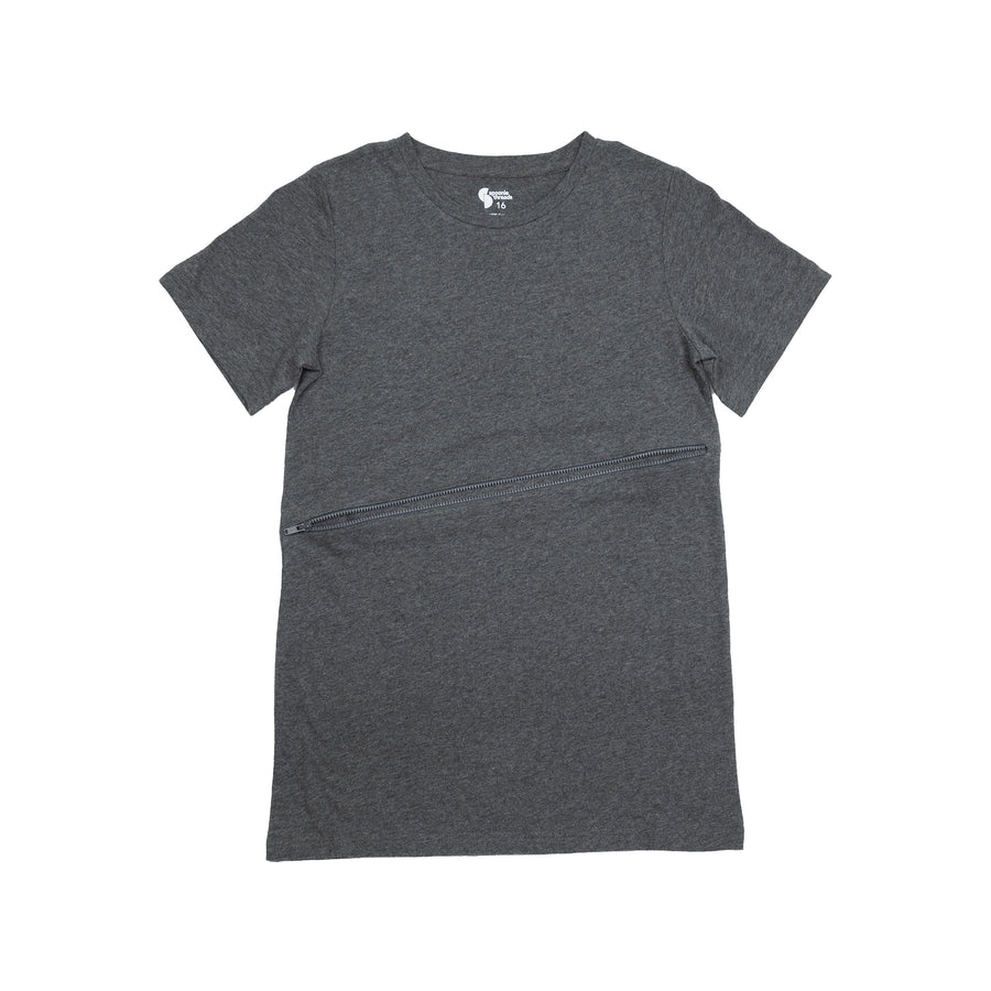 Charcoal G-Tube Zip Shirt