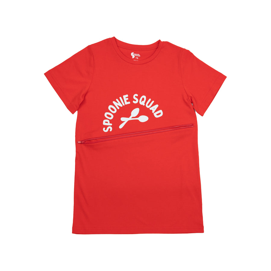 Spoonie Squad G-Tube Zip Shirt
