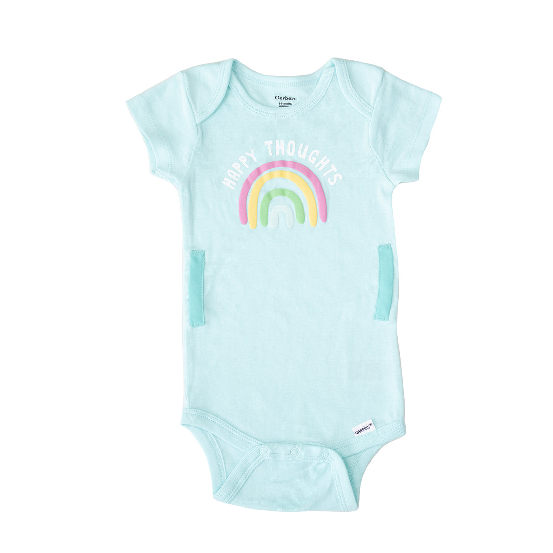 Happy Thoughts Short Sleeve Onesie