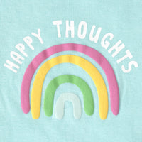 Happy Thoughts Short Sleeve Onesie