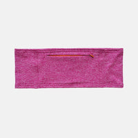 hot pink insulin pump belt with zipper pouch closed