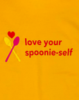 Gold Youth “Love Your Spoonie Self” T-Shirt detail