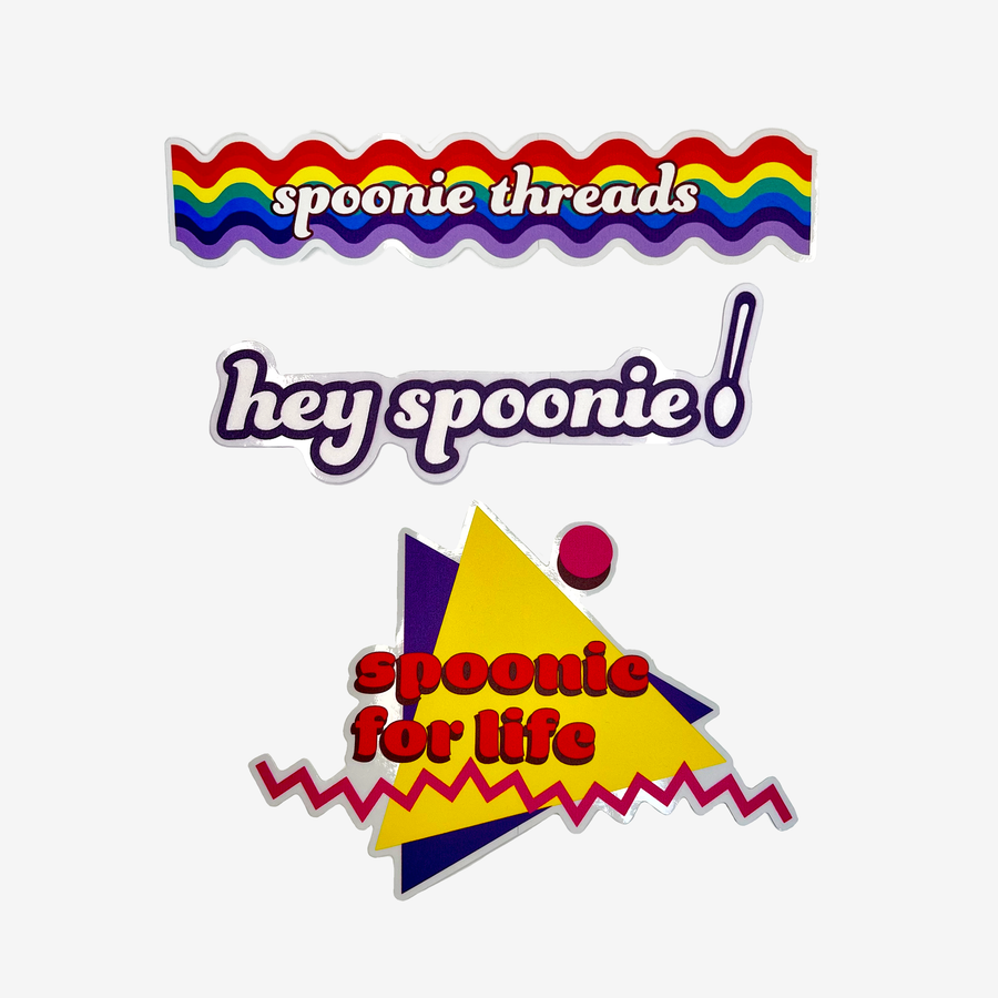 Spoonie sticker 3-pack 