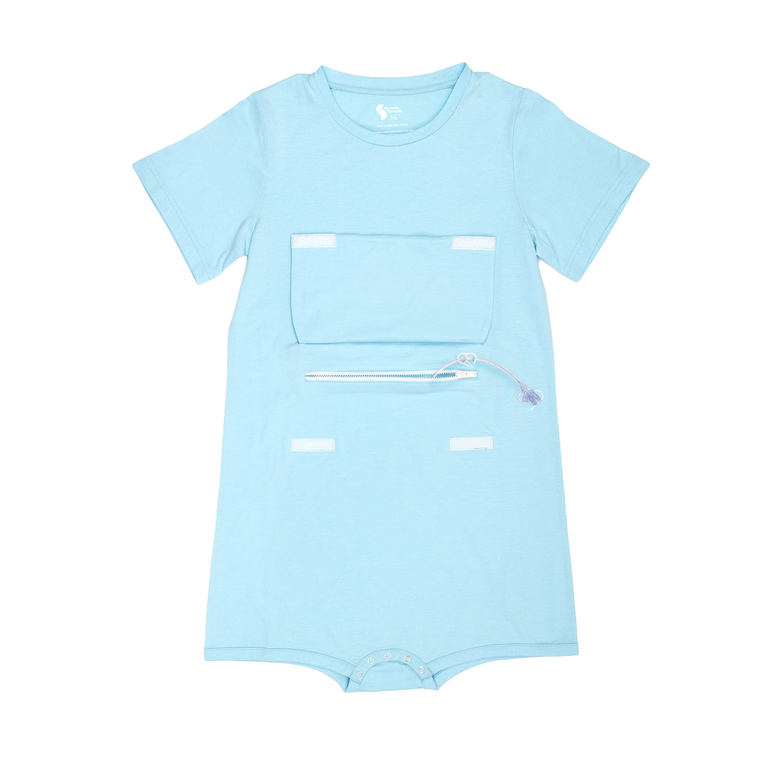 Checkered Heart Pocket Flap Bodysuit