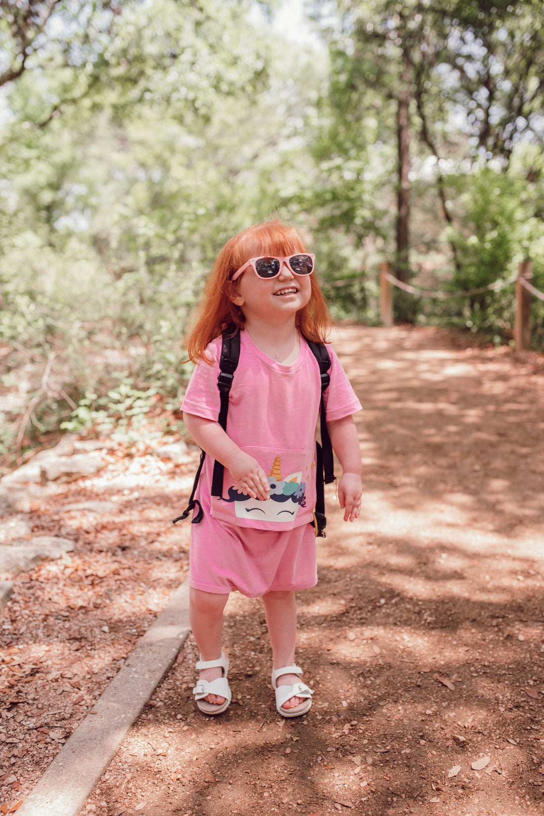 Pink Unicorn Pocket Flap Bodysuit