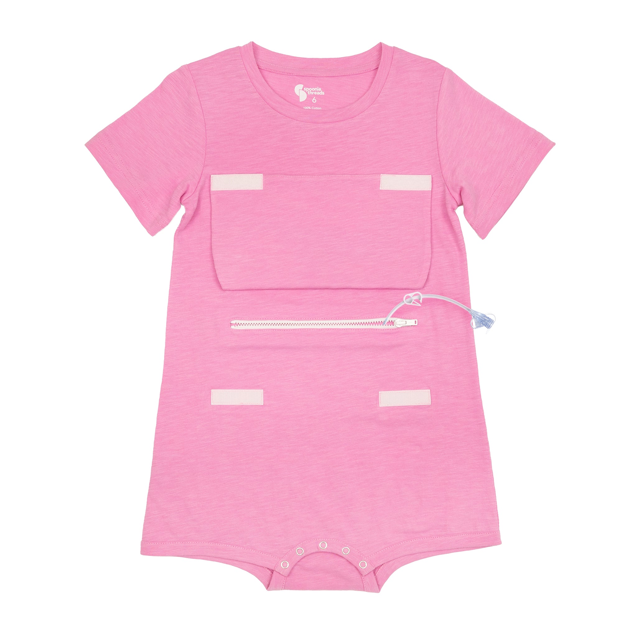 Pink Unicorn Pocket Flap Bodysuit FINAL CLEARANCE
