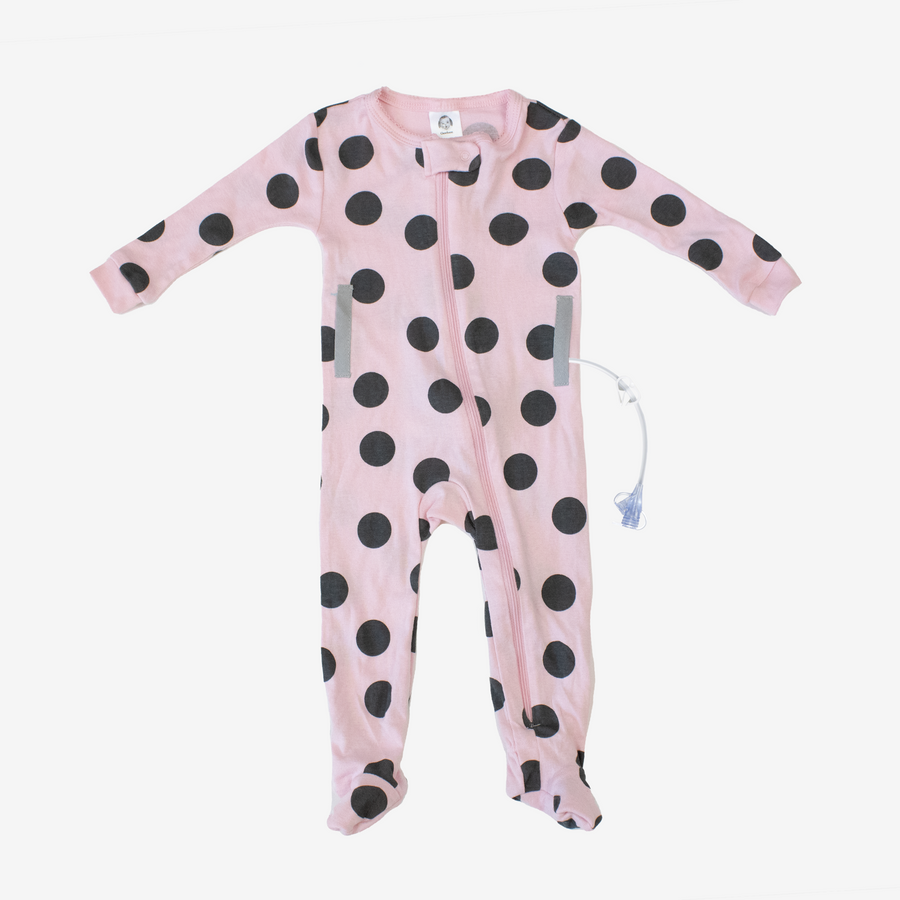 Polka Dots Bunny Snug G-Tube Pajamas