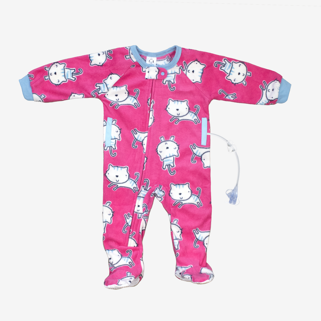 Pink Tiger Print Fleece Pajama