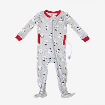 Snowman Snug G-Tube Pajamas