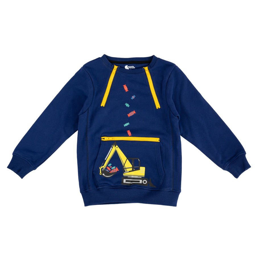 Triple Zip Pullover Excavator (Youth)