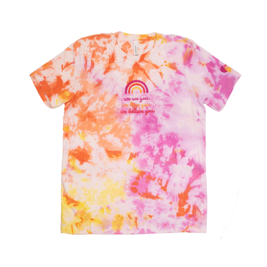 Mila and Me White Tie Dye "We See You" Unisex T-Shirt
