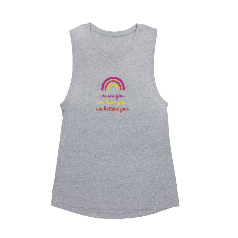 "We See You" Women's Muscle Tank