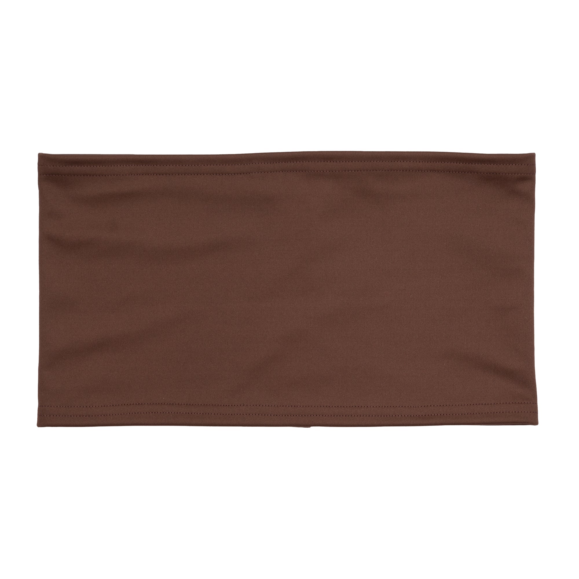 Brown Solid Stretch Waistband for Post-Surgery Support