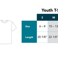 Youth T-Shirt Size Chart
