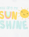 You Are My Sunshine Flutter Sleeve Onesie